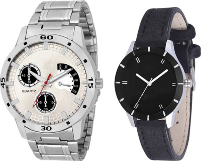 

Montres New Attractive Stylish Couple Analogue Watch - For Boys & Girls