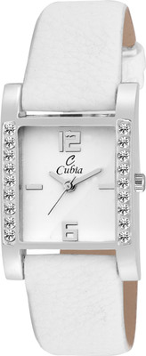 

Cubia CB- 1282 New full White with Studded Watch Watch - For Women
