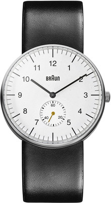 Braun Black 5556 Braun Men's BN0024WHBKG Classic Analog Display Quartz Black Watch Watch - For Men