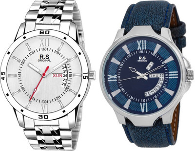 

R S Original RSO-3087 DAY AND DATE WHITE WATCH FOR MEN Watch - For Men