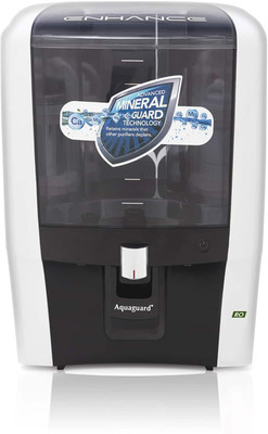 

Eureka Forbes enhance green ro 7 l 7 L RO Water Purifier(BLACK & WHITE)