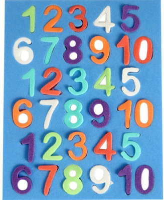 

SAMPADA Craft Numbers EVA Self Adhesive Stickers Yoyo Friction Sticker(Pack of 5)