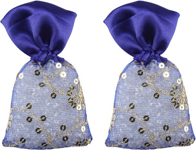 3Pure Seven Flower Car Freshener Diffuser Perfume Potli - Set of 2(2 x 55 g)