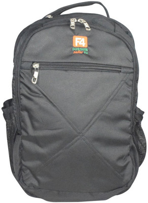 F 4 Casual Multipurpose-Black 30 L Backpack(Black)