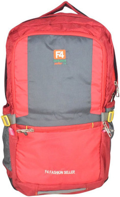 

F 4 Casual Multipurpose-Redgray 30 L Backpack(Red, Grey)