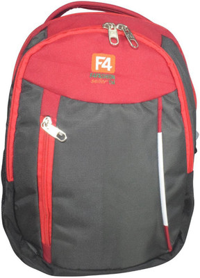 

F 4 Casual Multipurpose-Red 30 L Backpack(Red, Grey)
