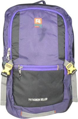 

F 4 Casual Multipurpose-Purple 30 L Backpack(Purple, Black)