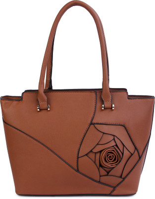 

Machli Tan designer handbag Shoulder Bag(Brown, 16 inch)