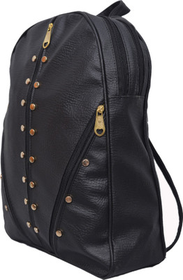

mango star girl's trendy backpack for college and office 2.5 L Backpack(Blue), Black