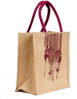 H&B Zebra-unisex-lunch-bag Waterproof Lunch Bag(Beige, 5 L)
