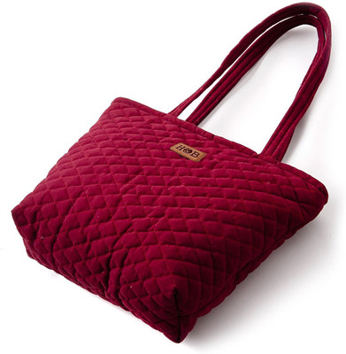 

H&B shldr-shopping-bag Shoulder Bag(Maroon, 18 inch)