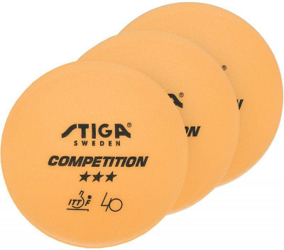 

Stiga Competition Table Tennis Table Tennis Ball(Pack of 3, Yellow)