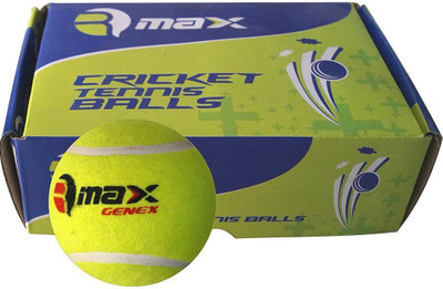 

Rmax Genex Green Cricket Tennis Ball Light Weight Cricket Tennis Ball(Pack of 6, Green)
