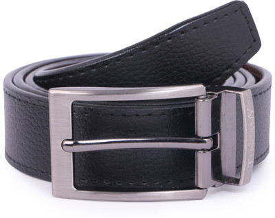 

TUSCANY Men Formal Black Genuine Leather Reversible Belt