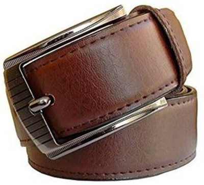 

Leo Enterprises Men Formal Brown Genuine Leather Belt