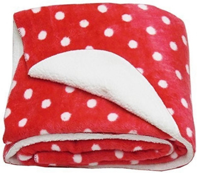 

BRANDONN Polka  Top Sheet(Cotton, Red