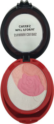 

Sivanna Colors Mat Floral Cheeks ( Including Mirror and Brush)(Multi)