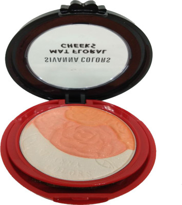 

Sivanna Colors Mat Floral Cheeks Bake Blush (Including Brush and Mirror)(Multi)