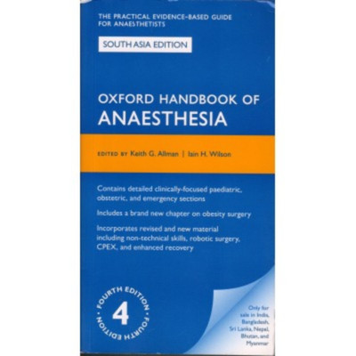 Oxford Handbook of Anaesthesia(English, Paperback, unknown)