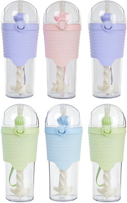 IRIS Glass Mtutu Eco-Friendly & BPA Free 650 ml Sipper(Pack of 6, Multicolor, Plastic)