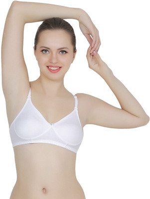 TCG WB020WH Women Bralette Non Padded Bra(White)