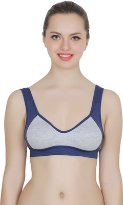 TCG WB021BL Women Sports Non Padded Bra(Blue)