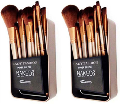 

Lady Fashion Complete Makeup Brush (Set OF 24 BRUSHES)(Pack of 24)