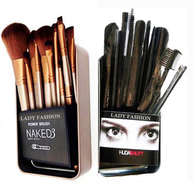 

Lady Fashion New Generation Makeup Brush Set of 24 brushes(Pack of 24)