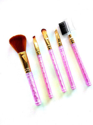 

HD Make up Kit 5 Brush Pink For-GIrls & WOmen(Pack of 5)