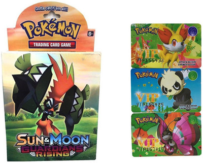 

Civil Sun & Moon Playing Cards With Deck & 1 Booster Pack & 3 VIP Card Combo(Multicolor)