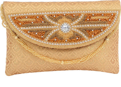 

Bagaholics Party Gold Clutch