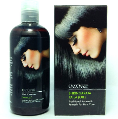 

Ozone SEMOP HAIR CLEANSER & Bhringaraja Oil COMBO(Set of 2)