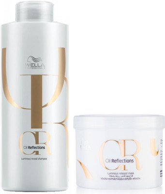 

Wella Oil Reflections Luminous Shampoo (1000 ml ) + Mask (500ml)(Set of 2)