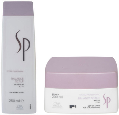 

Wella System Professional Balance Scalp Shampoo (250ml) + Hair Mask (200ml)(Set of 2)