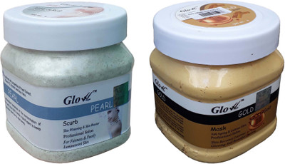 

Glow Right PEARL SCRUB With GOLD MASK(Set of 2)