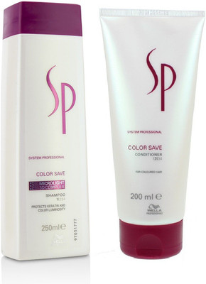 

Wella System Professional Color Save Shampoo (250ml) + Conditioner (200ml)(Set of 2)