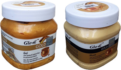 

Glow Right GOLD GEL With GOLD MASK(Set of 2)