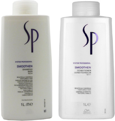 

Wella System Professional Smoothen Shampoo (1 Litre) + Conditioner (1 Litre)(Set of 2)