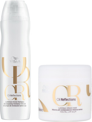 

Wella Professionals Oil Reflections Shampoo (250ml) + Hair Mask (150ml)(Set of 2)