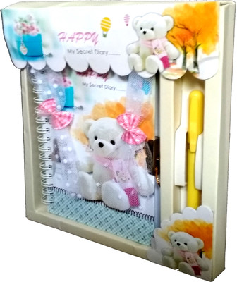 

TECHNOCHITRA Regular Gift Set(LOCK DIARY WITH PEN, Multicolor)