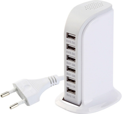 

ReTrack 30W 5 Port USB Dock-Station HUB Plug Wall Charger Dock(White)