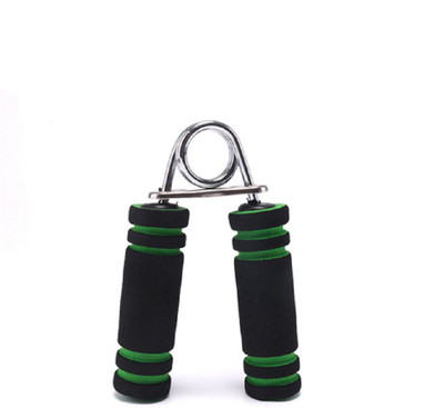 Leosportz Hand Gripper Strengthener With Foam Handle To Increase Wrist Finger Fore arm Strength Hand Grip Hand Grip/Fitness Grip(Green)
