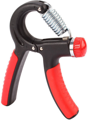 FITSY Adjustable Hand Grip Strengthener Forearm Wrist Exerciser, 5 20 Kg Resistance Hand Grip/Fitness Grip Red, Black