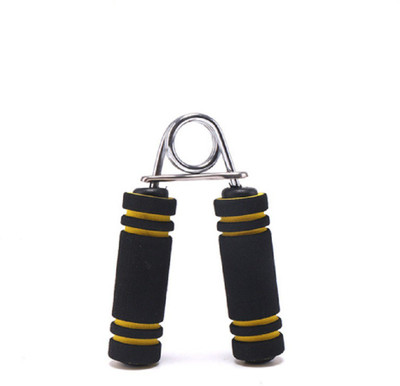 Leosportz Hand Gripper Strengthener With Foam Handle To Increase Wrist Finger Fore arm Strength Hand Grip Hand Grip/Fitness Grip(Yellow)