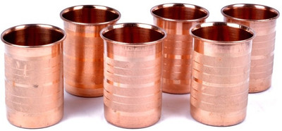 50% OFF on Copper Factory (Pack of 6) CG0016 Glass Set(250 ml, Copper) 50% OFF on Copper Factory (Pack of 6) CG0016 Glass Set(250 ml, Copper)