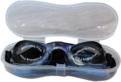 

Krazy Fitness Water Glide Swimming Goggles(Multicolor), Black;blue