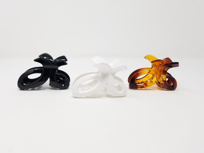 

Evolution Hair Clips, Claw Clips , Butterfly Clips, Large, Butterfly Shape Black, White, Tort for Women / Girls, Pack of 3 Hair Claw(Multicolor)