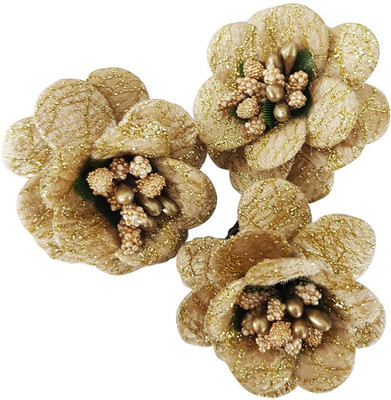 

Prime Hair Juda Pins Party Wear Hair Clips For Women & Girls I Wedding & Festival Juda Hair Accessories(Light Golden)- 3 Pcs (11217) Hair Clip(Gold)