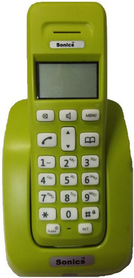 

Sonics SS-418 Cordless Landline Phone(Green)