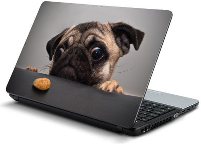 

Pixelz Pug Dog Face Vinyl (Matte) Laptop Decal 15.6